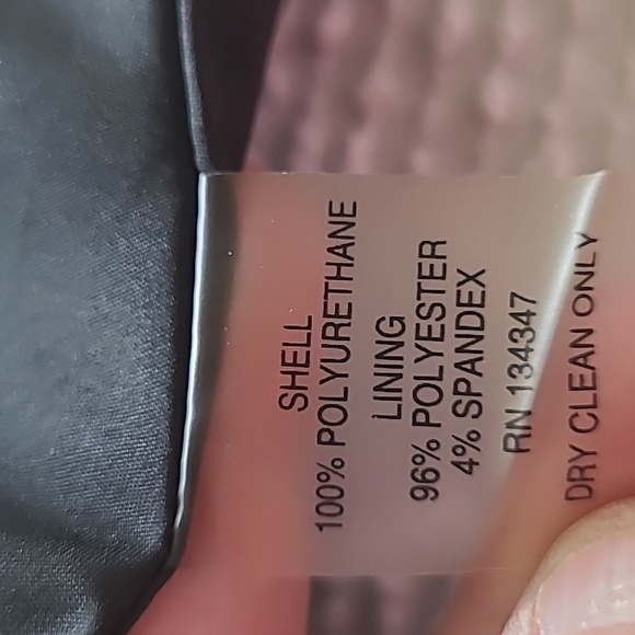 Neiman Marcus Faux Leather Black Dress, NWT, Vakko Sport - Picture 9 of 9